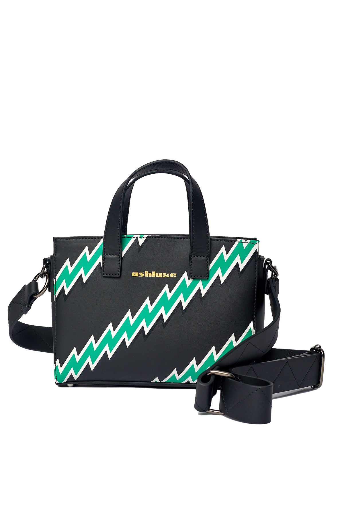 Ashluxe Zig Zag - M -Handbag Green