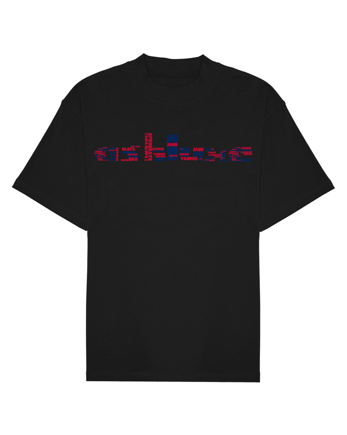 Ashluxe Slang T-shirt  Multicolour Black Red