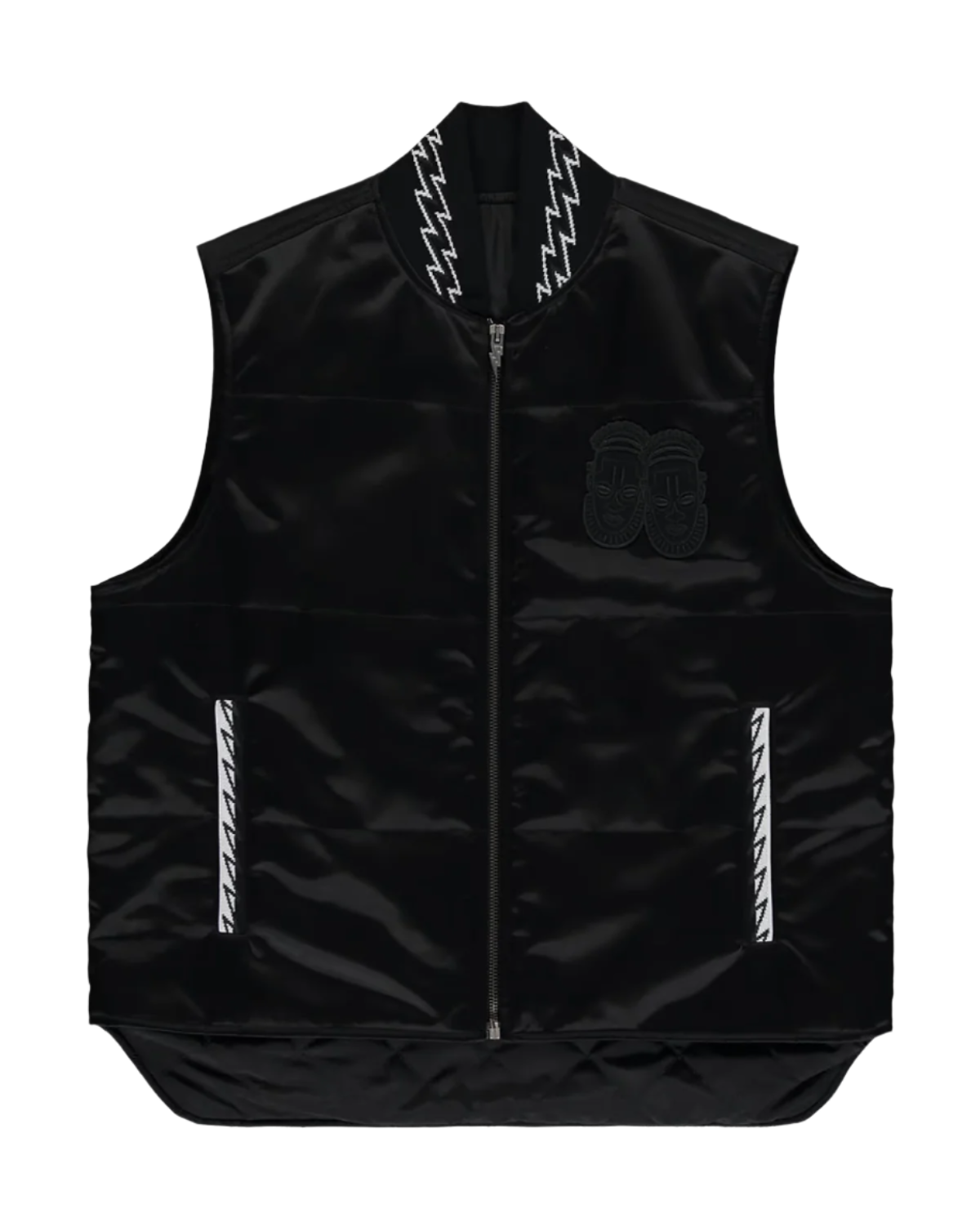 Ashluxe Men's Padded Vest Black