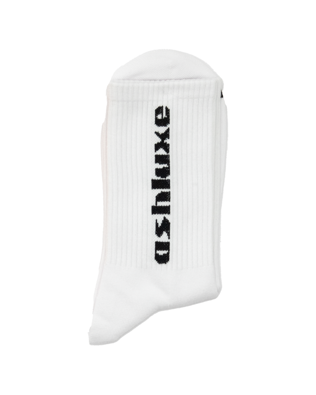 Ash Logo Socks White Black