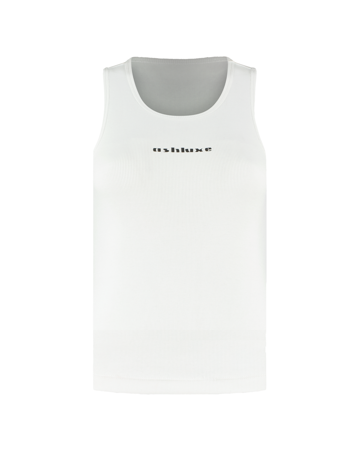 Ash Logo Tank Top - White