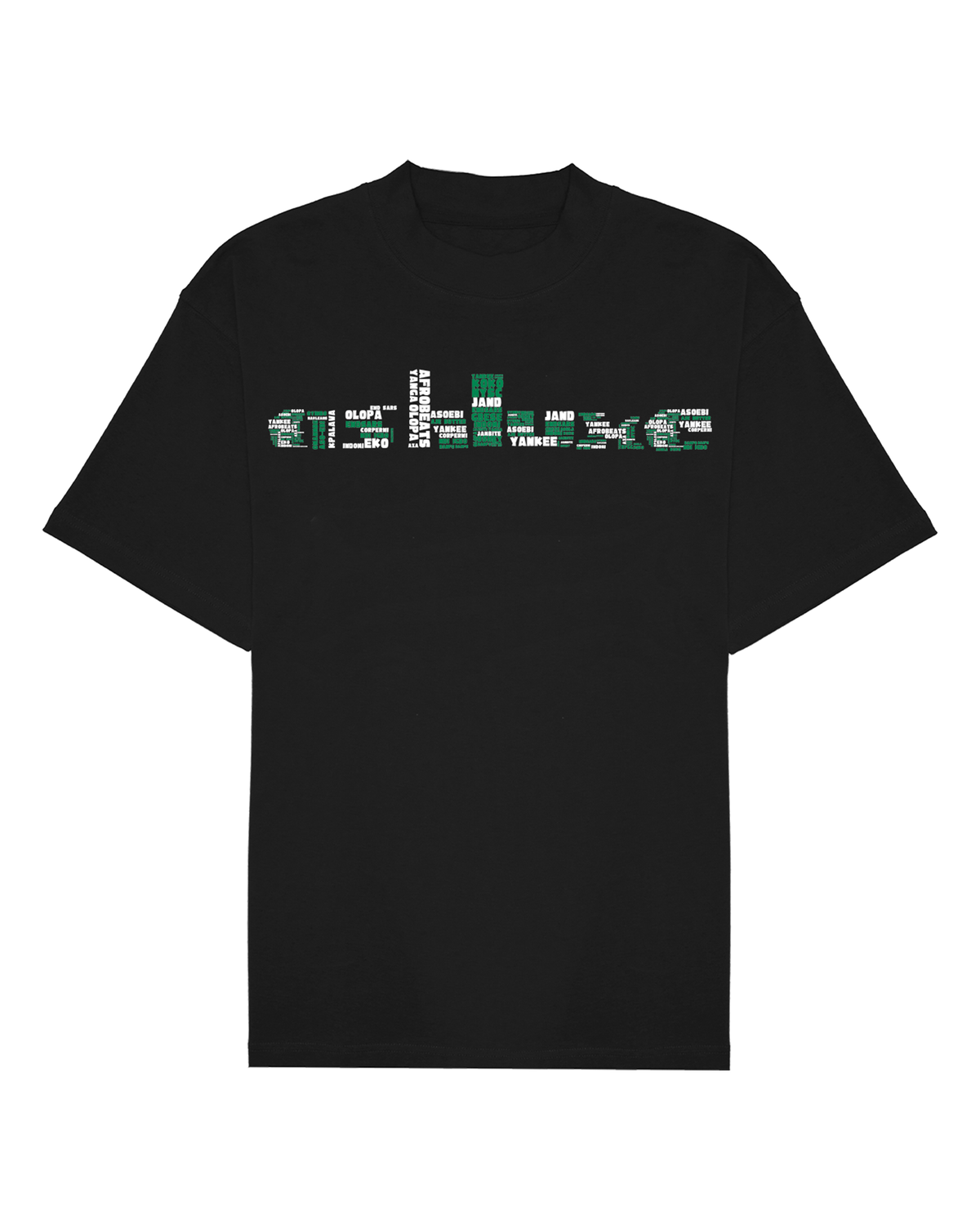 Ashluxe Slang T-Shirt Multicolour Black Green